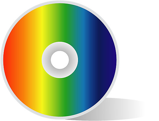 EPS 무지개 일러스트 사람없음 사무용품 CD 저장장치 고용량 국내일러스트 자연요소 문구용품 컴퓨터용품 용량 파일형식 벡터