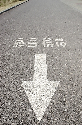 포토 JPG 주간 시설물 현대건축 건축 화살표 도로 길 화살 근접촬영 사람없음 야외 하이앵글 차도 방향 도보 일방통행 국내포토 자연요소 건축물 뷰포인트 교통시설 통행 파일형식