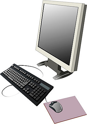 EPS 클립아트 일러스트 사람없음 컴퓨터 스크린 모니터 키보드 마우스 오브젝트 마우스패드 국내일러스트 전자제품 컴퓨터용품 파일형식 벡터