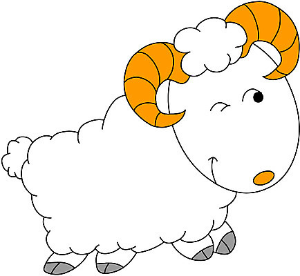 EPS 클립아트 동물 척추동물 캐릭터 한마리 육지동물 일러스트 포유류 사람없음 가축 양 방목 유목 양젖 양털 일러캐릭터 1 축산업 파일형식 벡터