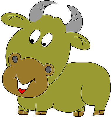 EPS 클립아트 동물 척추동물 캐릭터 한마리 육지동물 일러스트 포유류 사람없음 가축 소고기 소 즐거움 우 일러캐릭터 1 감정 육류 파일형식 벡터
