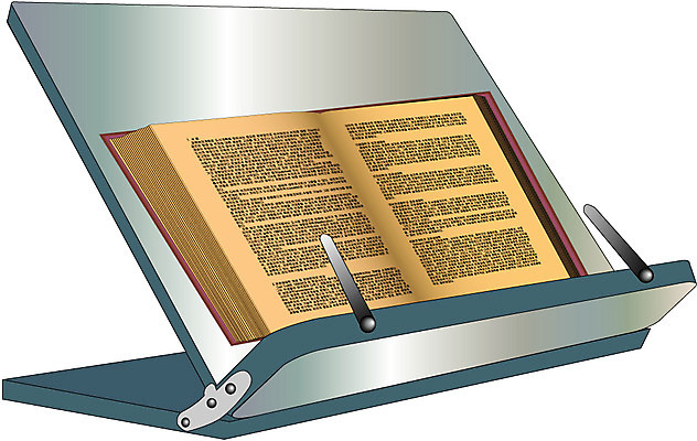 EPS 생활용품 일러스트 사람없음 책 받침대 독서대 책받침대 국내일러스트 오브젝트 파일형식 벡터