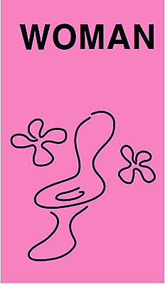 EPS 클립아트 문자 기호 일러스트 사람없음 화장실 여자화장실 국내일러스트 파일형식 벡터