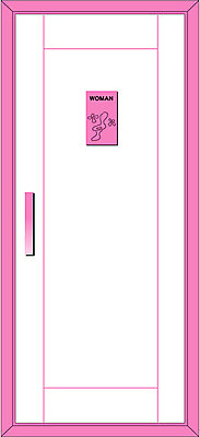 EPS 클립아트 생활용품 일러스트 주택 사람없음 문 현관문 화장실 방문 여자화장실 국내일러스트 건물 오브젝트 파일형식 벡터