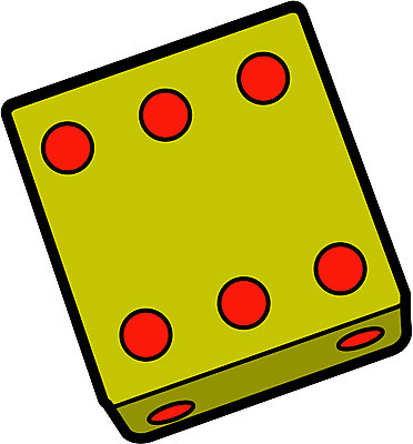 EPS 생활용품 일러스트 놀이 사람없음 놀이용품 6 주사위 주사위놀이 국내일러스트 숫자 오브젝트 파일형식 벡터