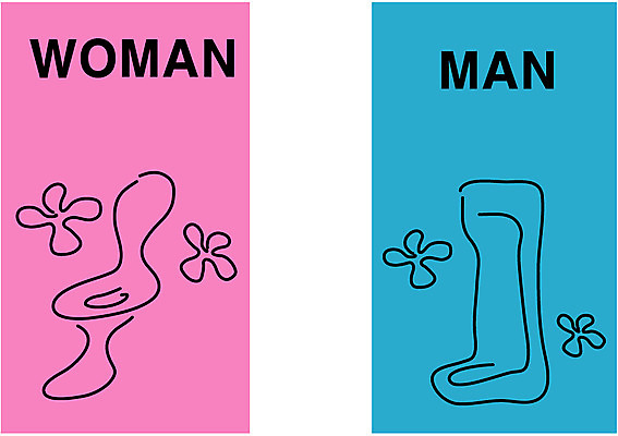 EPS 클립아트 문자 기호 일러스트 사람없음 화장실 남자화장실 여자화장실 국내일러스트 파일형식 벡터