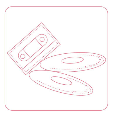 EPS 클립아트 일러스트 사람없음 CD 카세트테이프 오브젝트 테이프 저장장치 비디오 녹화 비디오테이프 국내일러스트 문구용품 컴퓨터용품 파일형식 벡터