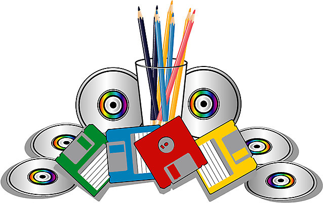 EPS 클립아트 일러스트 색연필 사람없음 컵 연필 사무용품 CD 플로피디스크 연필꽂이 저장장치 국내일러스트 식기 문구용품 학용품 필기구 컴퓨터용품 파일형식 벡터