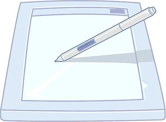 EPS 일러스트 사람없음 태블릿 펜 디지타이져 국내일러스트 전자제품 스마트기기 필기구 파일형식 벡터