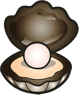 EPS 바다 일러스트 조개 연체동물 사람없음 보석 진주 진주조개 국내일러스트 어패류 무척추동물 광석 파일형식 벡터