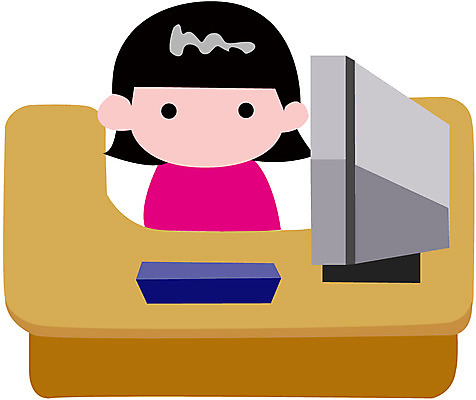 EPS 클립아트 여자 일러스트 비즈니스 직장 사람 컴퓨터 책상 비서 여자만 국내일러스트 직업 가구 회사 전자제품 파일형식 벡터