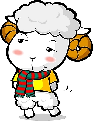 EPS 동물 척추동물 캐릭터 한마리 육지동물 명절 동물캐릭터 일러스트 포유류 새해 한국 사람없음 설날 가축 십이지신 운세 양 수줍음 수컷 양캐릭터 일러캐릭터 1 전통 기념일 감정 아시아 파일형식 벡터