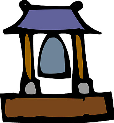 EPS 클립아트 시설물 건축 일러스트 새해 사람없음 종 종탑 보신각종 종각 타종 국내일러스트 건축물 탑 파일형식 벡터