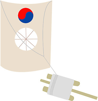 EPS 한국문화 한국전통 전통 명절 생활용품 일러스트 놀이 새해 사람없음 설날 놀이용품 전통놀이 연 연날리기 태극 방패연 얼레 국내일러스트 동양문화 문양 기념일 한국 오브젝트 파일형식 벡터