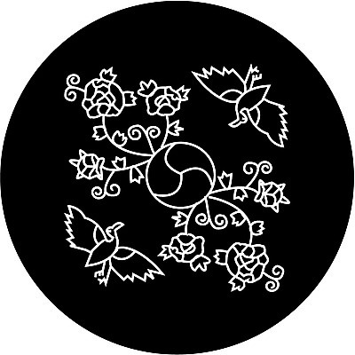 EPS 클립아트 문양 꽃 무늬 일러스트 조류 사람없음 전통무늬 전통문양 학 천연기념물 국내일러스트 식물 동물 전통 파일형식 벡터