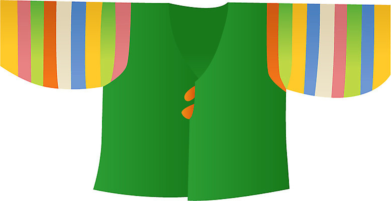 EPS 클립아트 한국문화 한국전통 옷 일러스트 사람없음 전통의상 한복 저고리 치마저고리 마고자 웃옷 국내일러스트 동양문화 전통 한국 파일형식 벡터