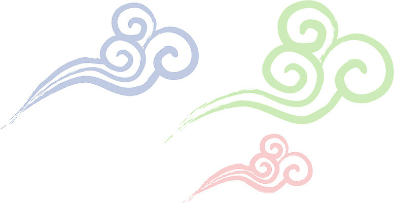 EPS 클립아트 구름 한국문화 한국전통 문양 무늬 패턴 일러스트 사람없음 빨간색 초록색 파란색 전통문양 자연문양 국내일러스트 자연요소 동양문화 전통 컬러 자연 한국 파일형식 벡터