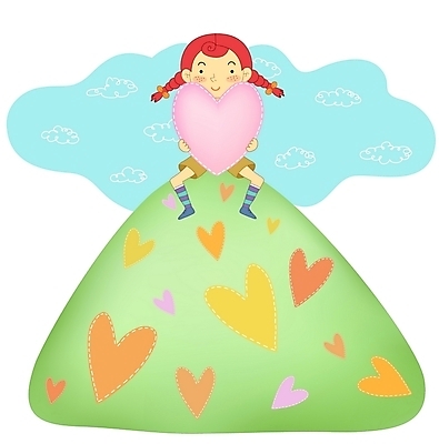 EPS 라이프스타일 여자 일러스트 청소년 하늘 사랑 한명 사람 10대 하트 여자만 여자한명만 십대만 십대여자만 십대여자한명만 국내일러스트 모양 1 감정 생활 파일형식 벡터