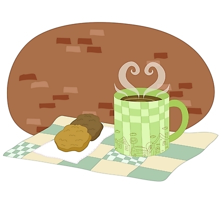 EPS 라이프스타일 커피 음식 일러스트 사람없음 쿠키 과자 머그컵 국내일러스트 음료 디저트 생활 컵 파일형식 벡터