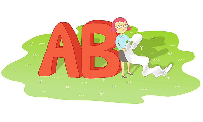 EPS 라이프스타일 영어 여자 일러스트 교과목 청소년 영어교육 한명 사람 20대 성인 야외 ab형 혈액형 여자만 여자한명만 국내일러스트 문자 1 교육 청년 생활 파일형식 벡터