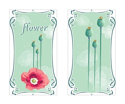 식물 템플릿 배너템플릿 꽃 여름꽃 자연 명함 명함템플릿 미니배너 양귀비 8월 탄생화 이미지템플릿 배너 날짜 생태계 미니