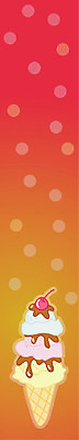 템플릿 배너템플릿 세로배너 음식 아이스크림 디저트 현수막 배너 세로