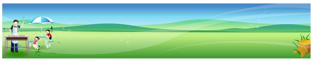 템플릿 배너템플릿 여자 남자 가로배너 딸 아들 어린이 음식 가사 육류 요리 사람 세명 소풍 현수막 아빠 바비큐 배너 식재료 가족 가로 야외활동