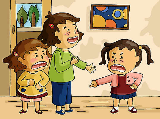 전신 PSD 여자 어린이교육 교육 어린이 일러스트 실내 서기 사람 소녀 세명 친구 스쿨라이프 교사 복도 싸움 여자만 어린이만 소녀만 국내일러스트 직업 라이프스타일 학교 관계 모션 내부 파일형식