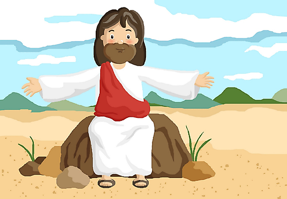 주간 전신 PSD 구름 남자 기독교 종교 일러스트 하늘 산 한명 사람 앉기 20대 성인 야외 돌_바위 예수 설교 산상설교 산상수훈 남자만 남자한명만 성인남자만 청년만 청년남자만 청년남자한명만 성인한명만 성인남자한명만 성인만 국내일러스트 자연요소 1 모션 청년 신_종교 파일형식