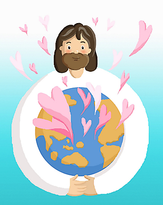 PSD 남자 기독교 종교 지구 일러스트 사랑 한명 사람 상반신 20대 성인 하트 예수 구출 남자만 남자한명만 성인남자만 청년만 청년남자만 청년남자한명만 성인한명만 성인남자한명만 성인만 국내일러스트 모양 1 감정 청년 도움 신_종교 파일형식