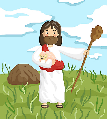 주간 전신 PSD 구름 남자 기독교 종교 새끼 일러스트 지팡이 한명 서기 사람 20대 성인 야외 돌_바위 바위 양 예수 남자만 남자한명만 성인남자만 청년만 청년남자만 청년남자한명만 성인한명만 성인남자한명만 성인만 국내일러스트 자연요소 동물 1 포유류 모션 청년 신_종교 파일형식