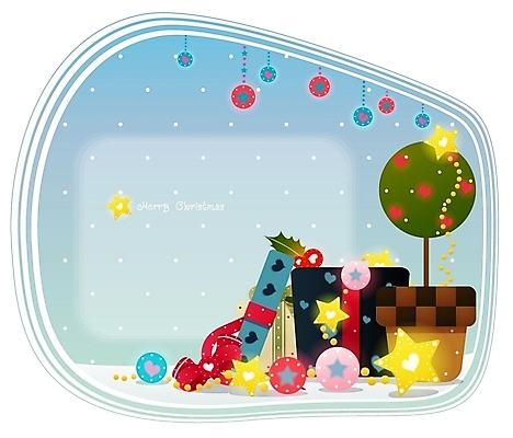 EPS 계절 기념일 종교 크리스마스장식 크리스마스 겨울 일러스트 크리스마스용품 선물 사람없음 장식 선물상자 크리스마스트리 오브젝트 국내일러스트 이벤트 상자 용품 파일형식 벡터