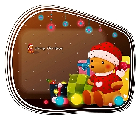 EPS 기념일 종교 인형 크리스마스장식 크리스마스 겨울 일러스트 선물 사람없음 장식 선물상자 곰인형 오브젝트 국내일러스트 계절 이벤트 상자 파일형식 벡터