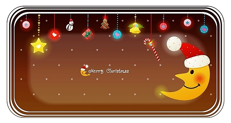 EPS 기념일 종교 크리스마스장식 크리스마스 겨울 일러스트 산타모자 크리스마스용품 선물 사람없음 장식볼 달 저녁 초승달 구슬 오브젝트 국내일러스트 자연요소 모자_잡화 계절 이벤트 장식 야간 용품 파일형식 벡터