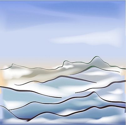 EPS 사계절 계절 파도 바다 백그라운드 겨울 일러스트 자연 하늘 산 풍경 사람없음 야외 눈 겨울배경 국내일러스트 자연요소 날씨 생태계 파일형식 벡터