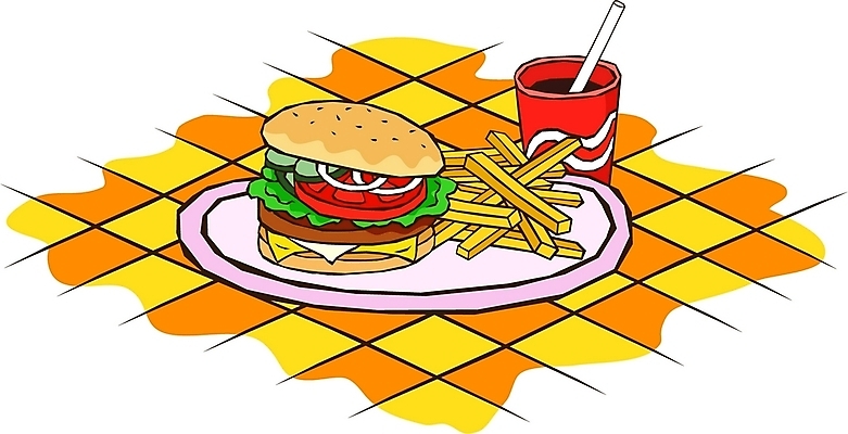 EPS 음료 음식 일러스트 패스트푸드 사람없음 감자튀김 햄버거 탄산음료 국내일러스트 감자 튀김 인스턴트 탄산 파일형식 벡터