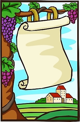 EPS 주간 나무 식물 과일 일러스트 포도 알림판 사람없음 야외 농장 표지판 알림 포도나무 국내일러스트 자연요소 농업 과일나무 파일형식 벡터