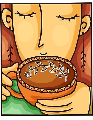 EPS 여자 커피 음료 음식 일러스트 건강 한명 사람 20대 성인 신체부위 차 전통차 커피잔 찻잔 여자만 여자한명만 성인여자만 청년만 청년여자만 성인한명만 청년여자한명만 성인여자한명만 성인만 국내일러스트 1 잔 청년 차_음료 파일형식 벡터