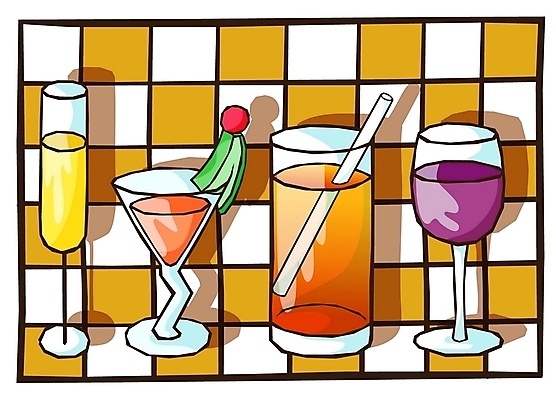 EPS 음료 음식 와인잔 일러스트 잔 주류 빨대 사람없음 와인 칵테일 칵테일잔 국내일러스트 식기 술잔 파일형식 벡터
