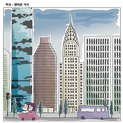 EPS 커플 여자 남자 외국문화 해외여행 여행 북아메리카 일러스트 자동차 휴가 거리 사람 야외 두명 관광지 고층빌딩 미국 드라이브 도시 세계여행 세계명소 맨해튼 국내일러스트 해외 문화 육상교통 관계 아메리카 빌딩 세계 운전 뉴욕 파일형식 벡터