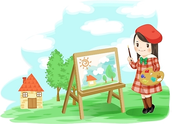EPS 주간 나무 구름 여자 감정 어린이라이프 초등학생 어린이 일러스트 놀이 주택 미술 한명 사람 소녀 야외 붓 그리기 순수 이젤 그림 화가 여자만 여자한명만 어린이만 소녀만 소녀한명만 국내일러스트 자연요소 식물 직업 1 학생 라이프스타일 컨셉 모션 문화예술 건물 미술도구 파일형식 벡터
