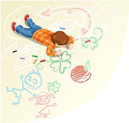 EPS 남자 감정 어린이라이프 어린이 일러스트 장난 놀이 한명 사람 그리기 낙서 순수 그림 크레파스 남자만 남자한명만 어린이만 소년만 소년한명만 국내일러스트 1 라이프스타일 컨셉 모션 학용품 파일형식 벡터