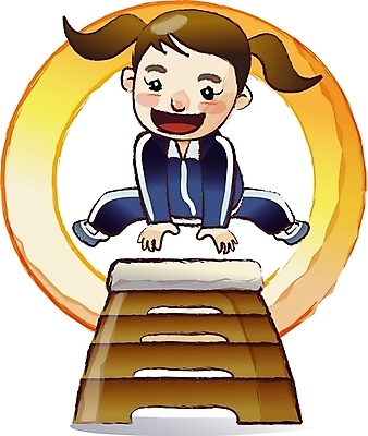 EPS 직업 캐릭터 학생 여자 어린이교육 교육 초등학생 어린이 일러스트 교과목 수업 교육캐릭터 한명 사람 소녀 라이프 운동 스쿨라이프 체육시간 체육교육 뜀틀 여자만 여자한명만 어린이만 소녀만 소녀한명만 일러캐릭터 1 라이프스타일 스포츠용품 학교 건강 생활 체육 파일형식 벡터