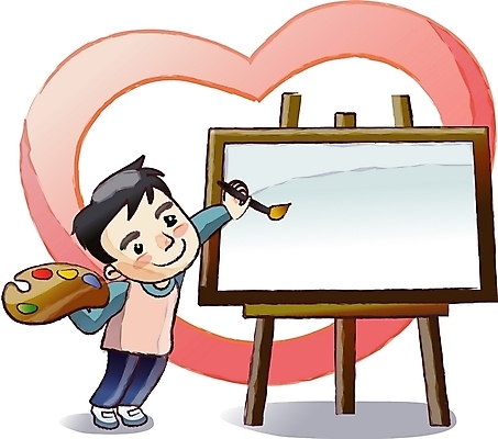 EPS 직업 캐릭터 학생 어린이교육 교육 남자 초등학생 어린이 남학생 일러스트 수업 교육캐릭터 미술 한명 사람 소년 붓 그리기 팔레트 이젤 그림 남자만 남자한명만 어린이만 소년만 소년한명만 일러캐릭터 1 모션 문화예술 미술도구 파일형식 벡터