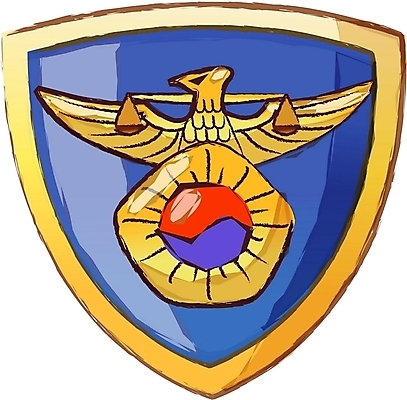 EPS 직업 문양 상징 무늬 일러스트 사람없음 경찰 배지 경찰뱃지 뺏지 국내일러스트 파일형식 벡터