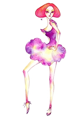 전신 PSD 모델 드레스 여자 패션 포즈 일러스트 한명 사람 20대 성인 뷰티 복고 여자만 여자한명만 성인여자만 청년만 청년여자만 성인한명만 청년여자한명만 성인여자한명만 성인만 국내일러스트 1 옷 청년 파일형식