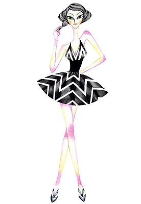 전신 PSD 모델 드레스 여자 패션 포즈 일러스트 한명 사람 20대 성인 화장 뷰티 화장용품 붓 볼터치 복고 여자만 여자한명만 성인여자만 청년만 청년여자만 성인한명만 청년여자한명만 성인여자한명만 성인만 국내일러스트 1 옷 청년 미용용품 파일형식