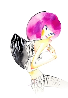 PSD 모델 여자 패션 포즈 가방 일러스트 한명 사람 상반신 20대 성인 뷰티 복고 숄더백 여자만 여자한명만 성인여자만 청년만 청년여자만 성인한명만 청년여자한명만 성인여자한명만 성인만 국내일러스트 1 잡화 청년 파일형식