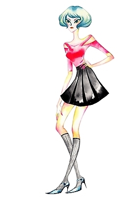 전신 PSD 모델 여자 패션 포즈 일러스트 한명 사람 20대 성인 뷰티 복고 여자만 여자한명만 성인여자만 청년만 청년여자만 성인한명만 청년여자한명만 성인여자한명만 성인만 국내일러스트 1 청년 파일형식