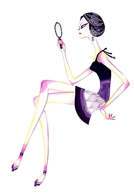 전신 PSD 모델 여자 패션 포즈 일러스트 한명 사람 20대 성인 뷰티 복고 손거울 여자만 여자한명만 성인여자만 청년만 청년여자만 성인한명만 청년여자한명만 성인여자한명만 성인만 국내일러스트 1 청년 거울 파일형식